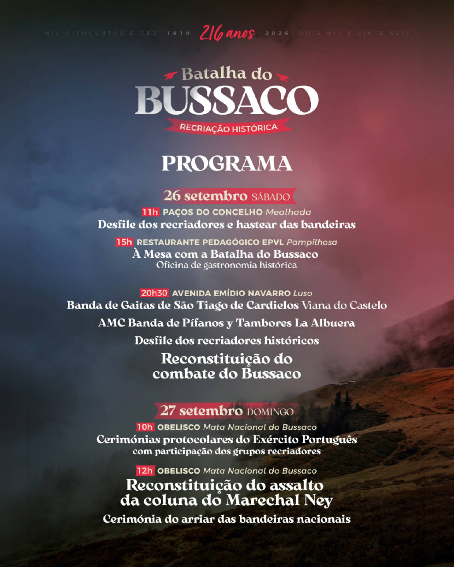 Recriação histórica da Batalha do Bussaco - Mealhada